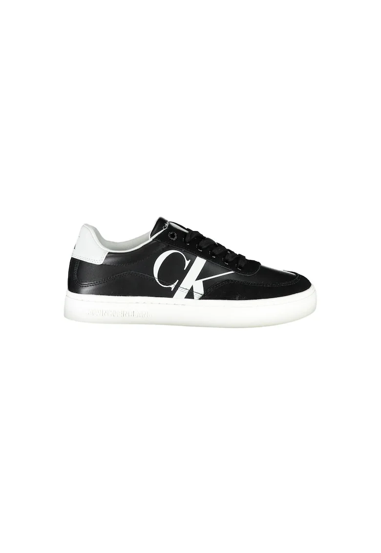 Pantofi sport dama,  20% Poliester, 60% Piele naturala, 20% Poliuretan, Negru, Negru