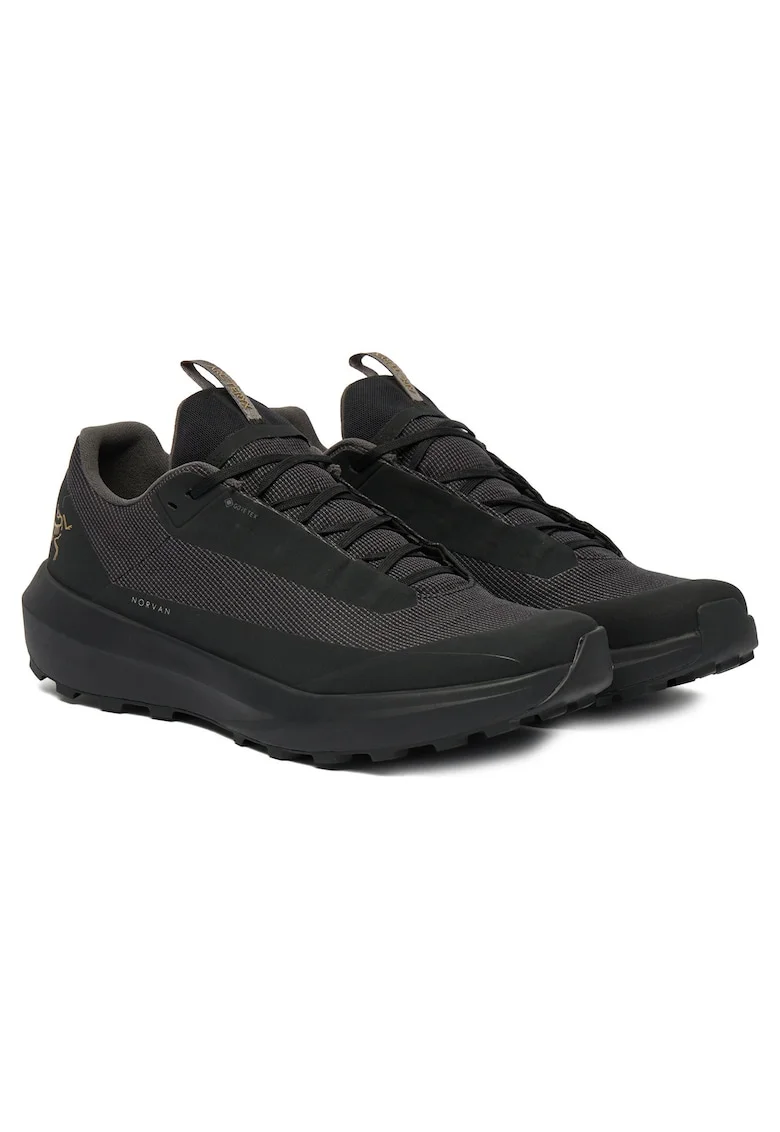 Pantofi trekking barbati,  material textil, negru