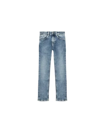 Pantaloni copii,  albastru, 74% bumbac, 14 ani