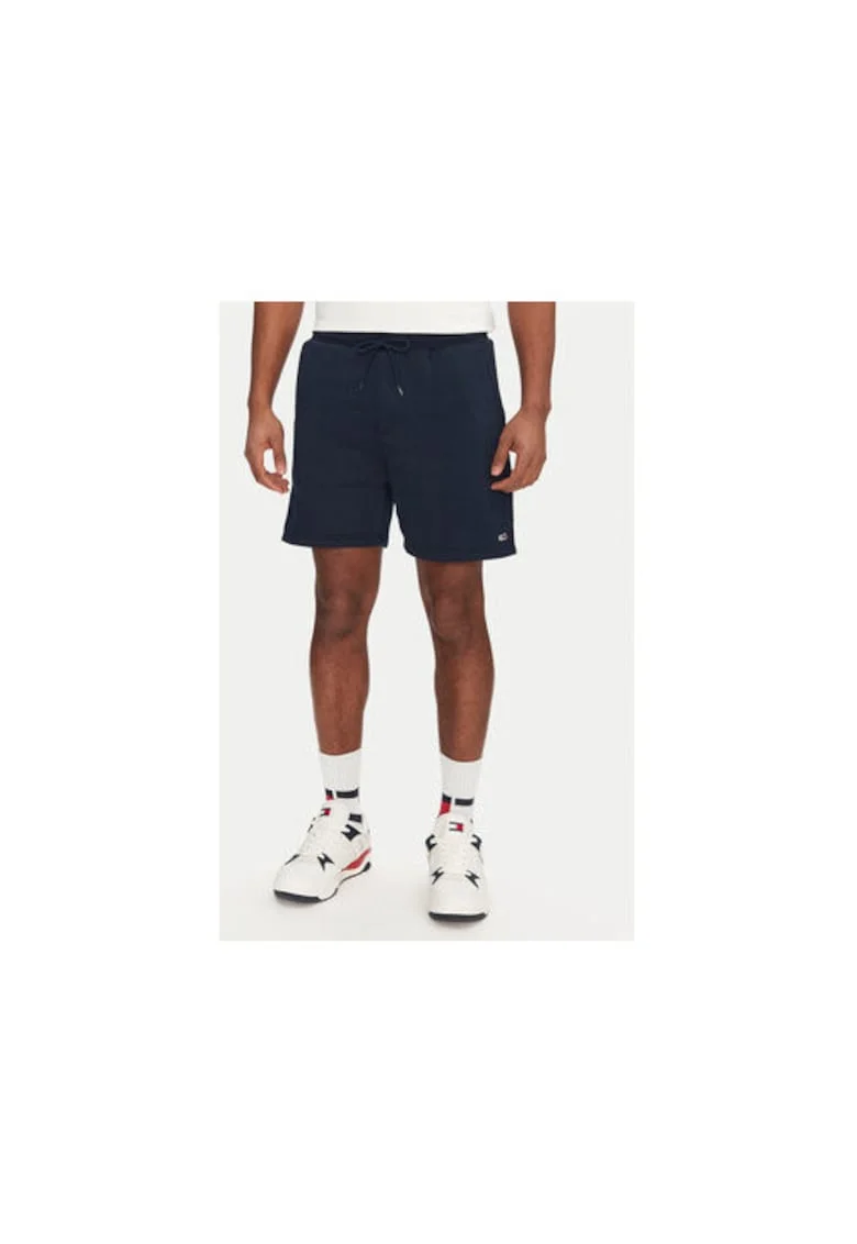 Pantaloni scurti sport barbati,  bumbac, bleumarin,