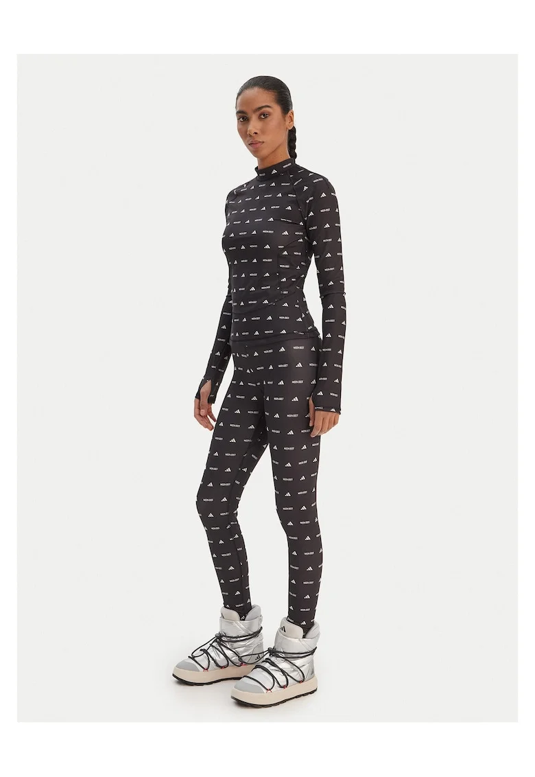 Colanți sport damă,  negru, Negru