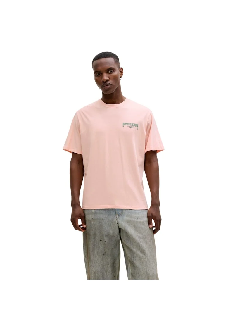 Tricou JACK &JONES Watercolour SS Crew Neck 58653, Roz