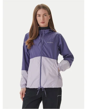 Jacheta  poliester, fermoar, violet, Violet