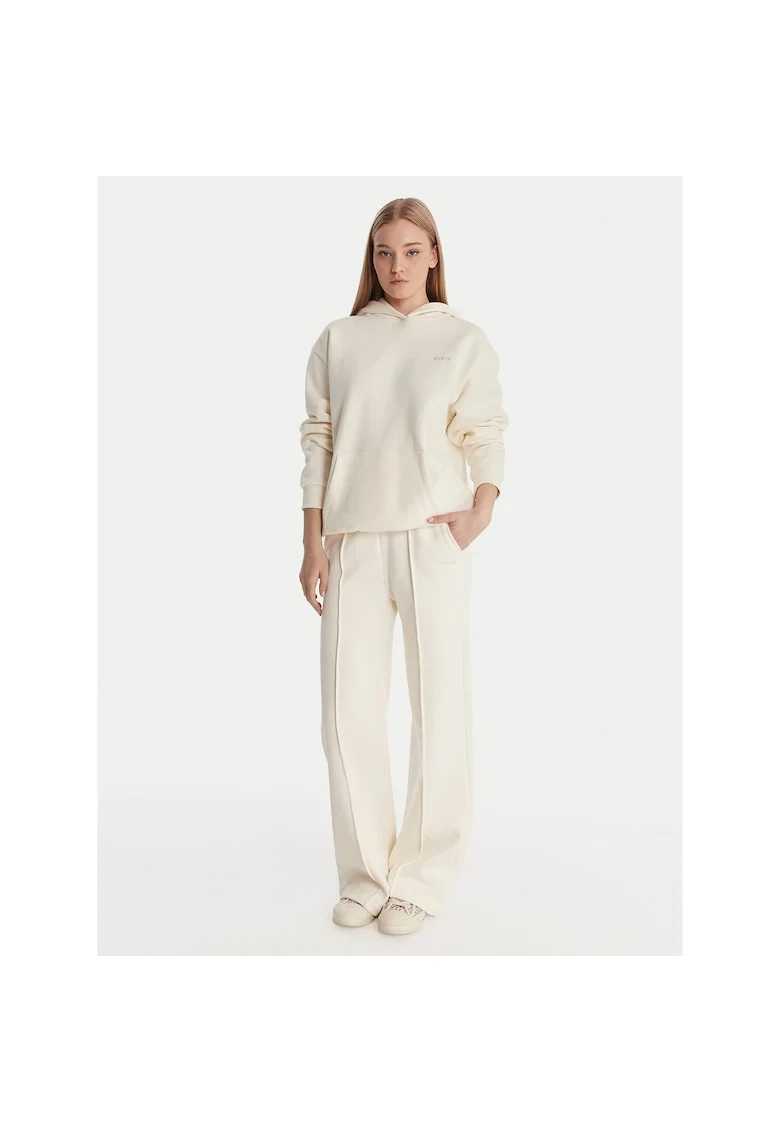 Pantaloni sport dama  ecru, Ecru