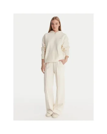 Pantaloni sport dama  ecru, Ecru