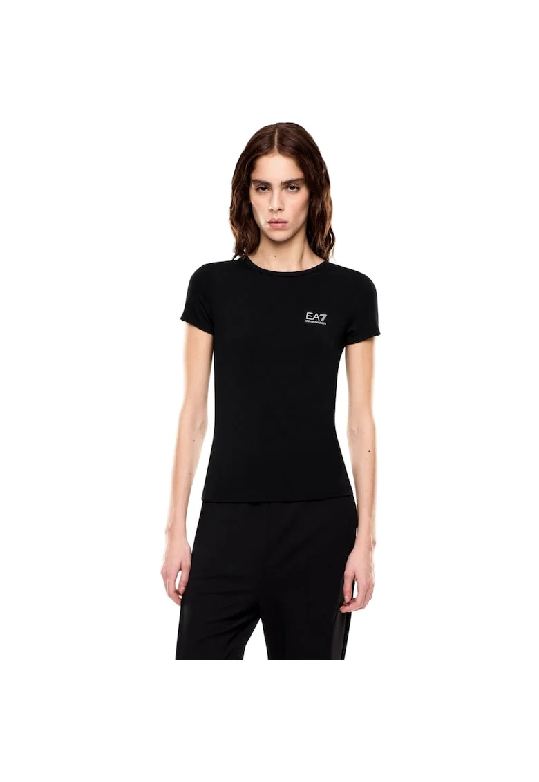Tricou  EA7 Natural Ventus7 W 55364, Negru