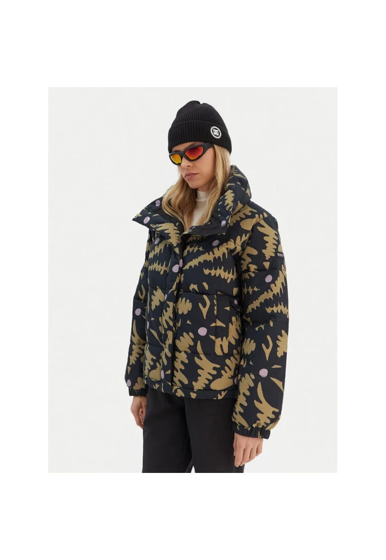 Geaca de ski dama  negru, maro