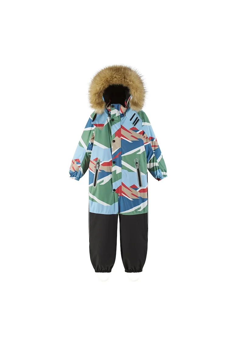 Salopeta de iarna pentru baieti,  multicolor,