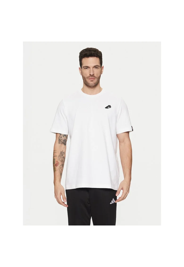 Tricou sport barbati,  bumbac, alb,