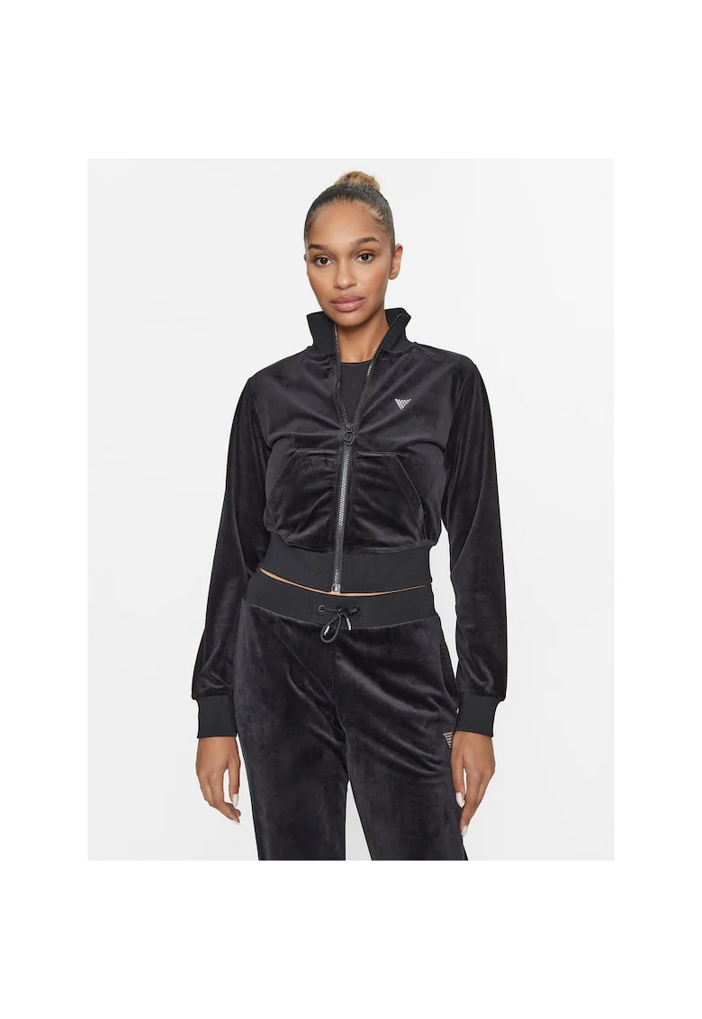 Bluza sport dama,  neagra, poliester,