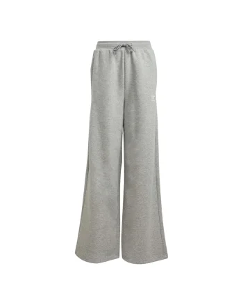 Pantaloni sport fete,  Gri, Bumbac/Poliester reciclat