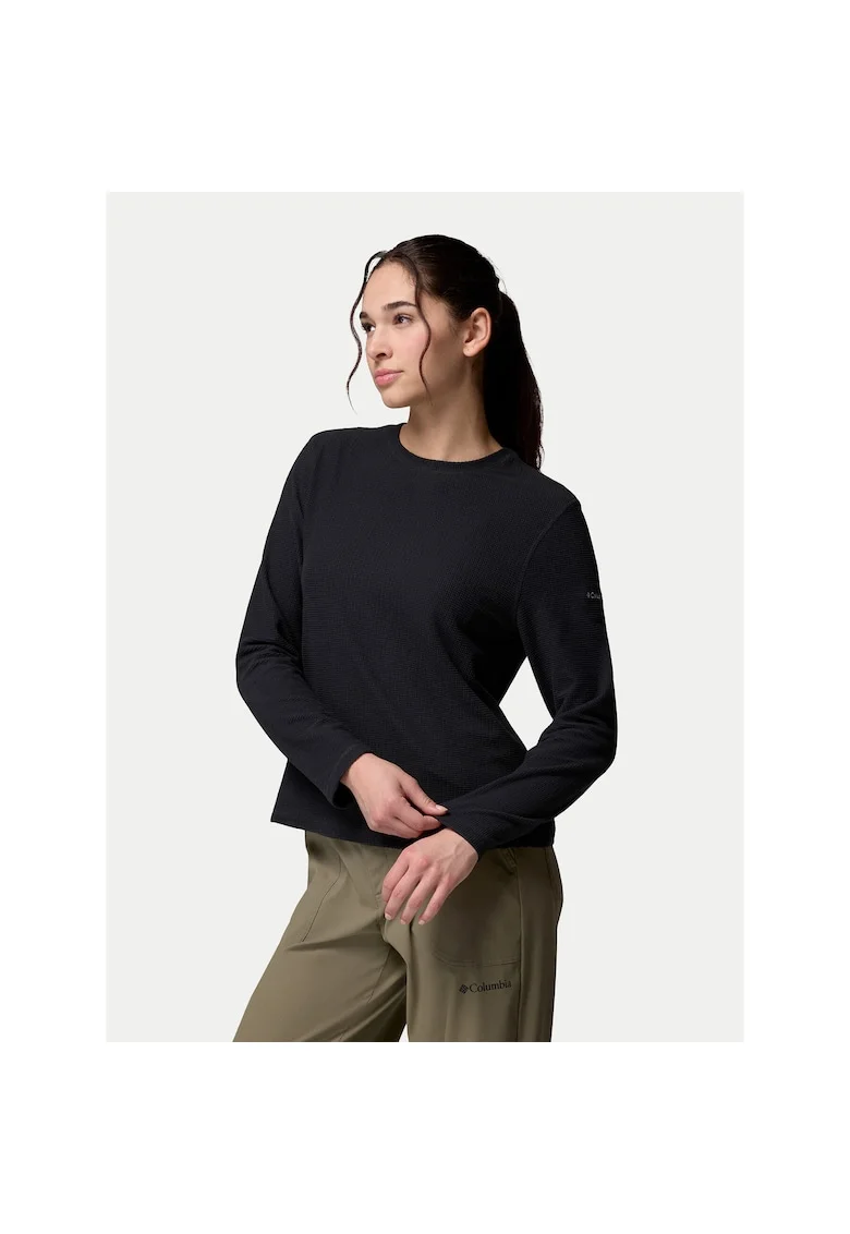 Tricou sport dama,  negru, poliester/elastan