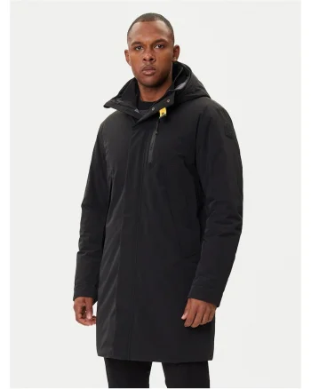 Geaca de iarna barbati,  neagra, fermoar, buzunare cu fermoar,