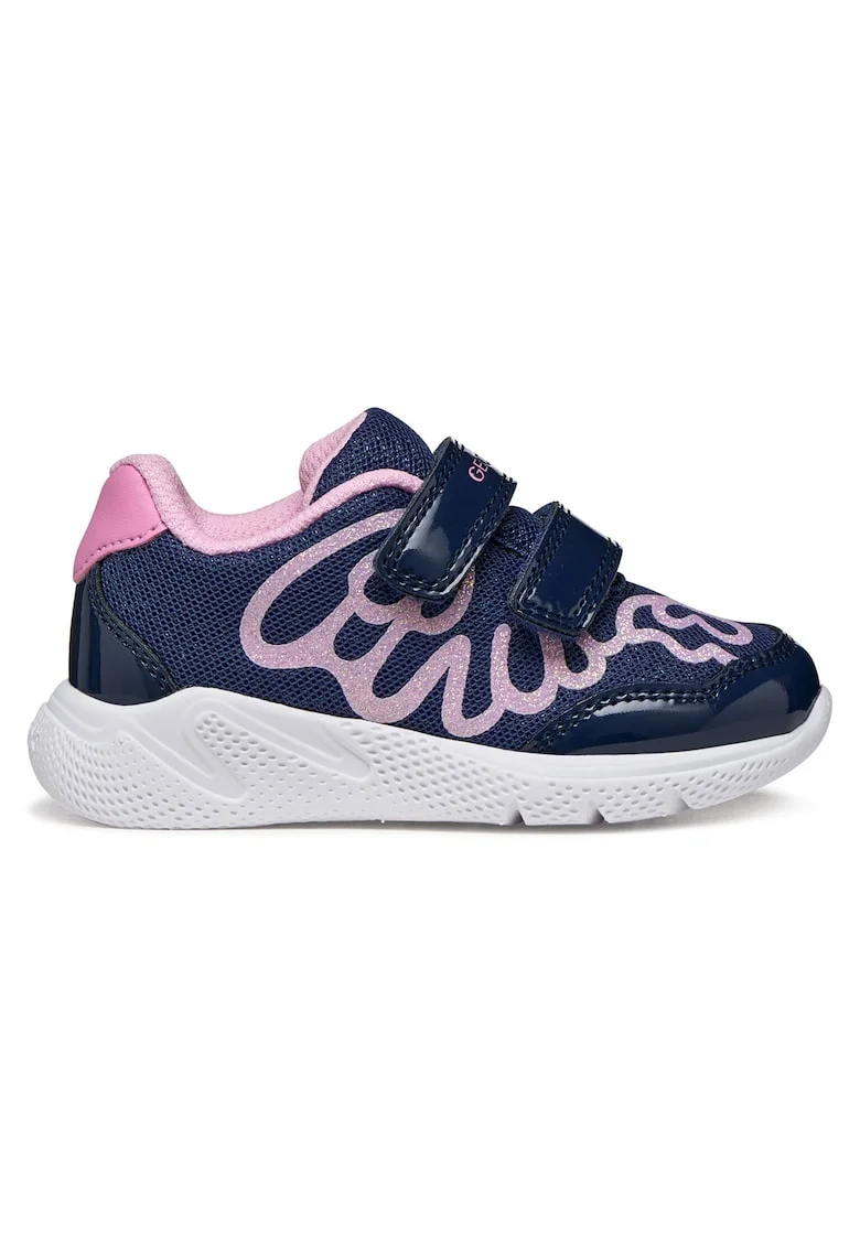 Pantofi sport copii,  sneakers, textil, sistem inchidere Velcro, albastru