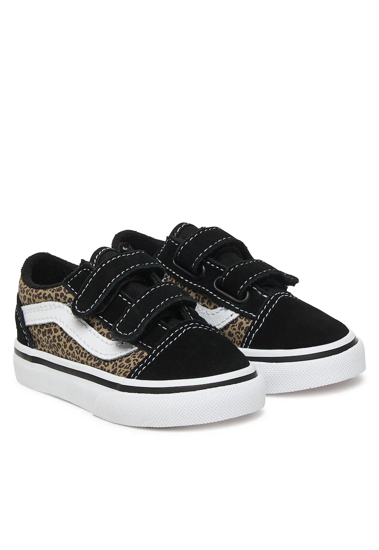 Pantofi sport copii,  piele naturala, velcro, multicolor