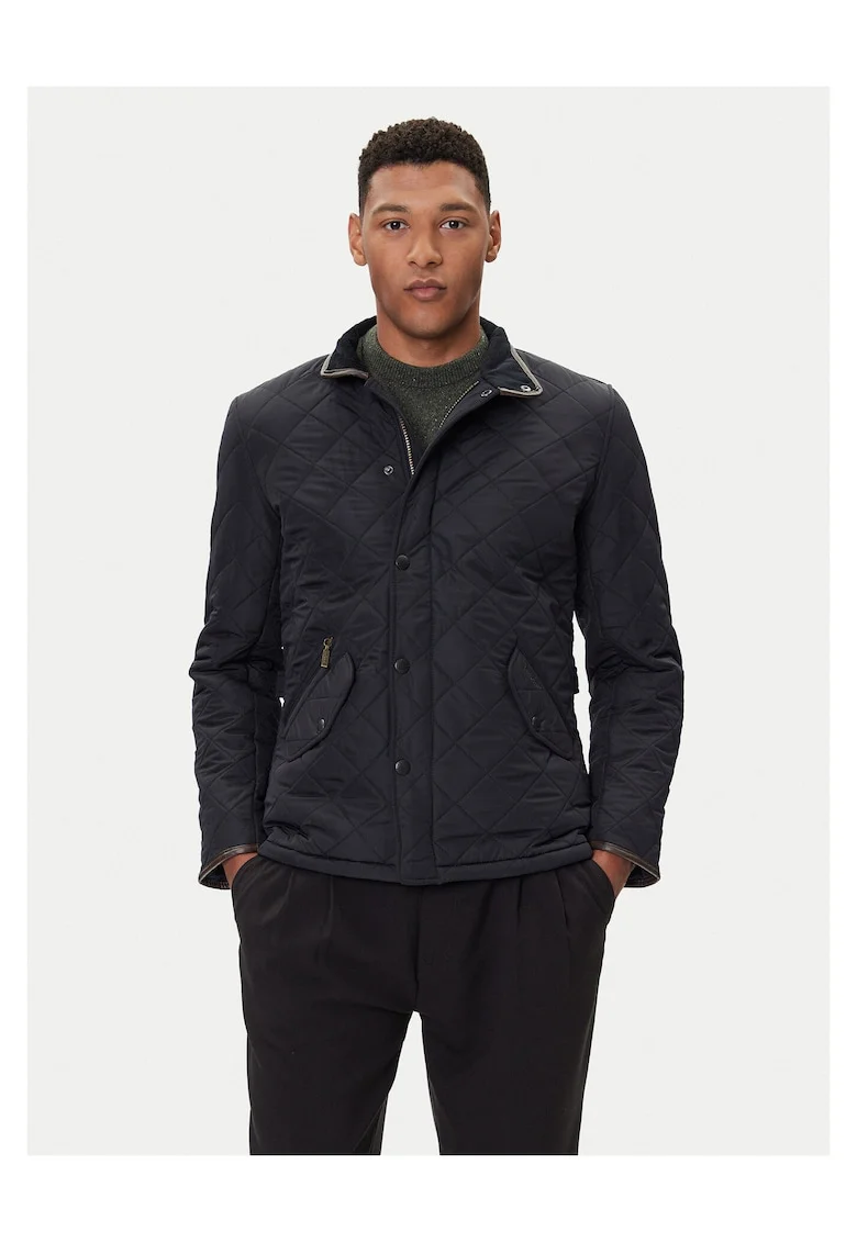 Geaca de tranzitie barbati,  slim fit, bleumarin, poliester