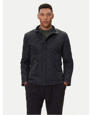 Geaca de tranzitie barbati,  slim fit, bleumarin, poliester