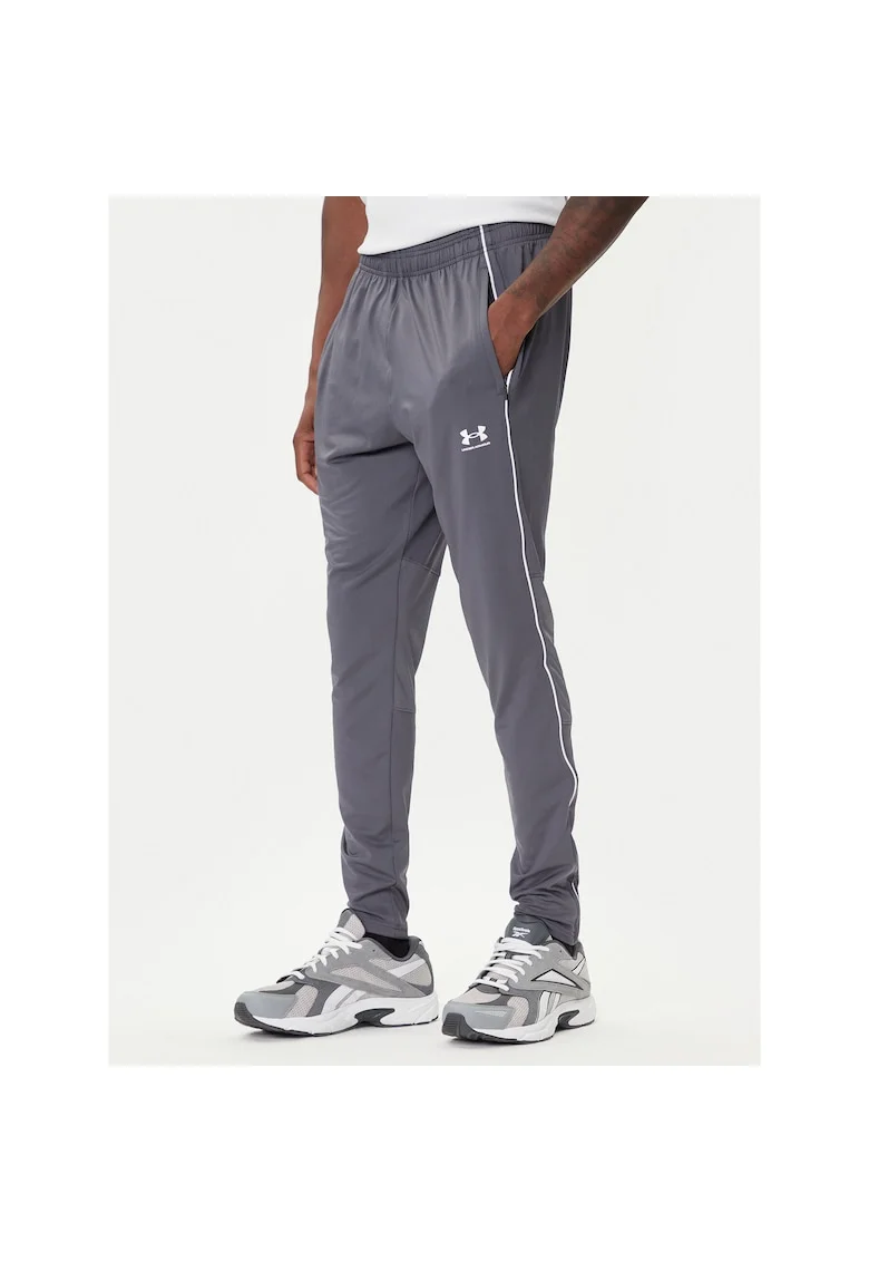Pantaloni sport barbati,  gri, poliester,