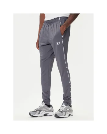 Pantaloni sport barbati,  gri, poliester,
