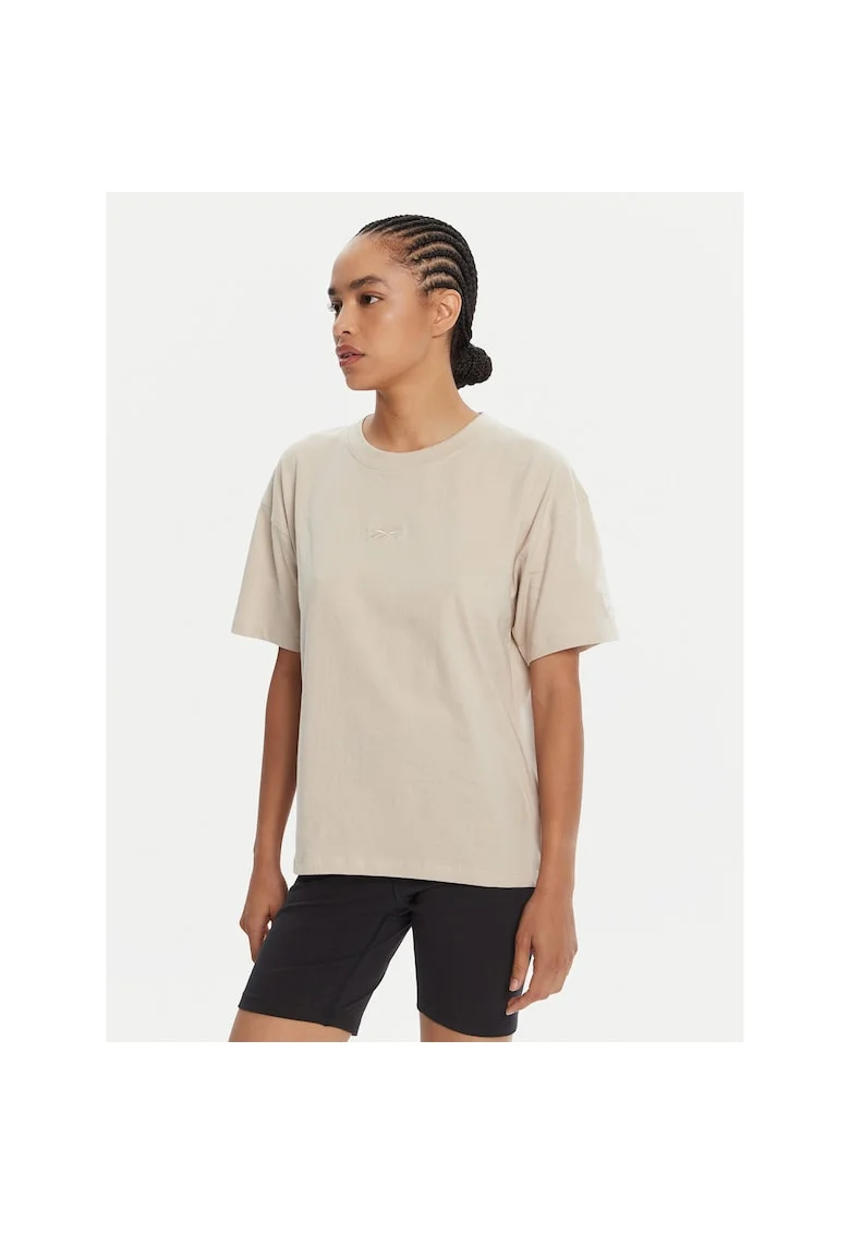Tricou sport dama,  bumbac, bej,