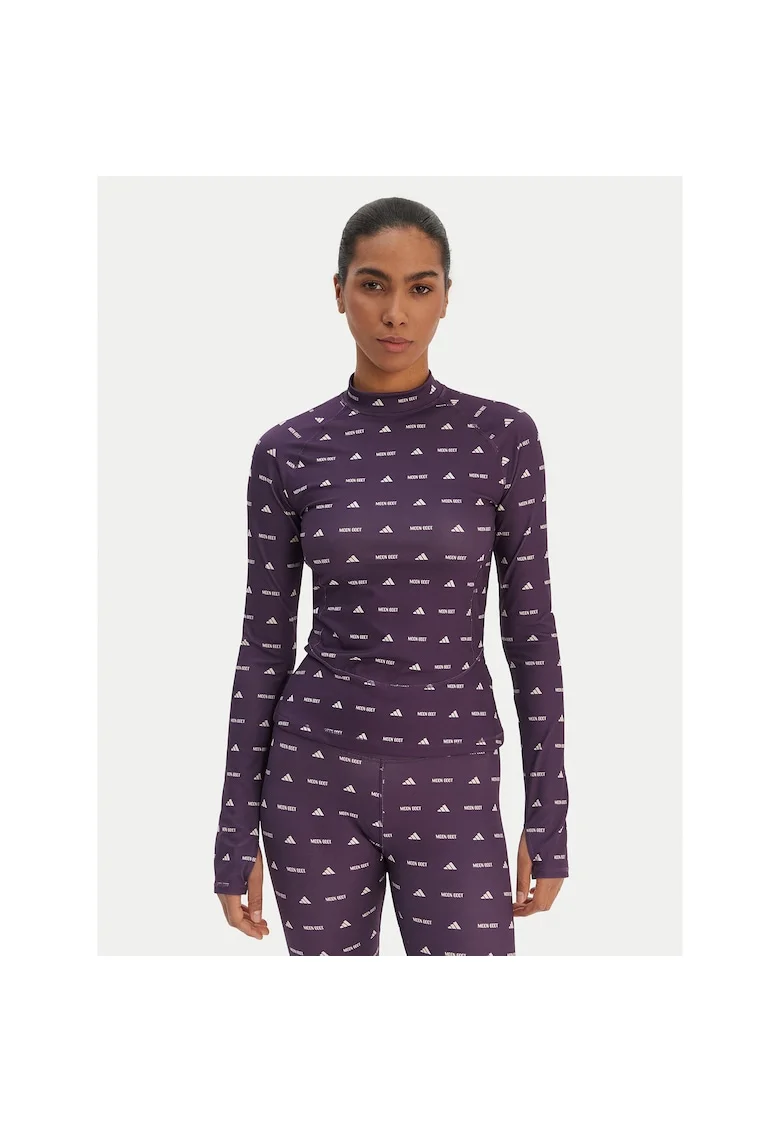 Bluza sport dama,  poliester reciclat, violet,