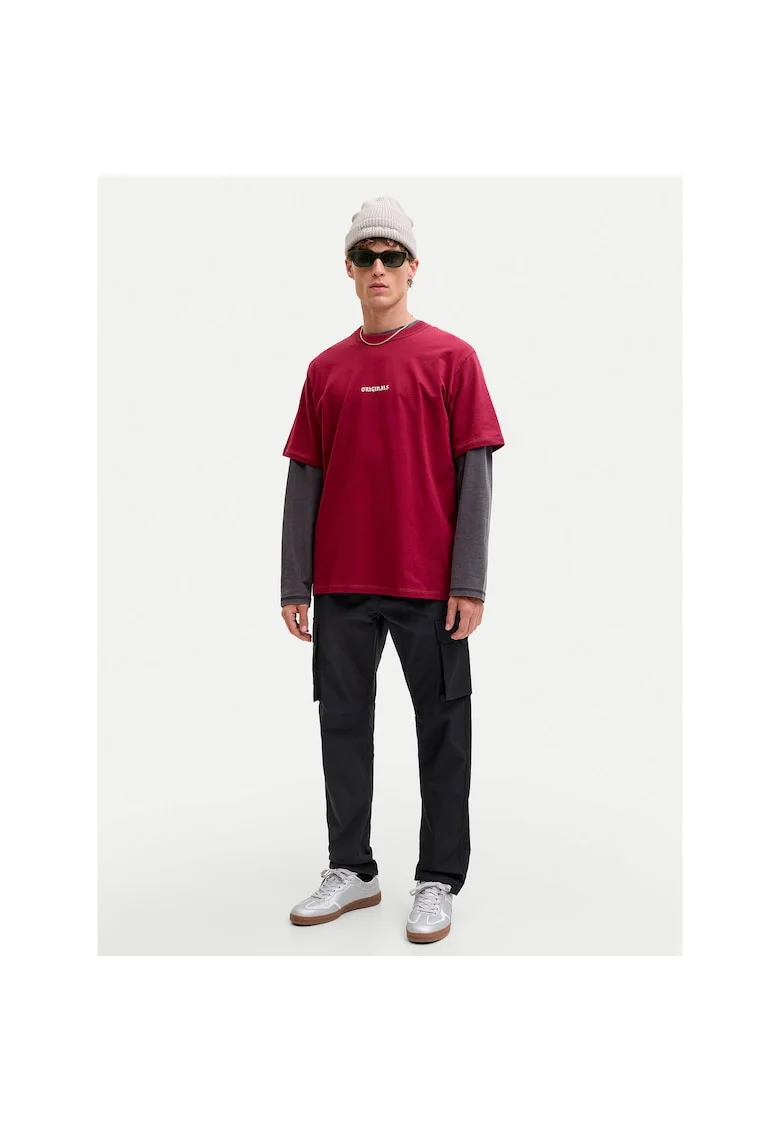 Pantaloni sport barbati,  poliester, negru,