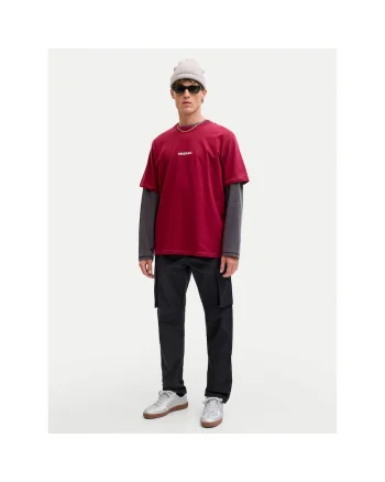 Pantaloni sport barbati,  poliester, negru,