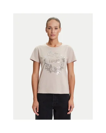 Tricou sport dama,  bumbac, culoare bej