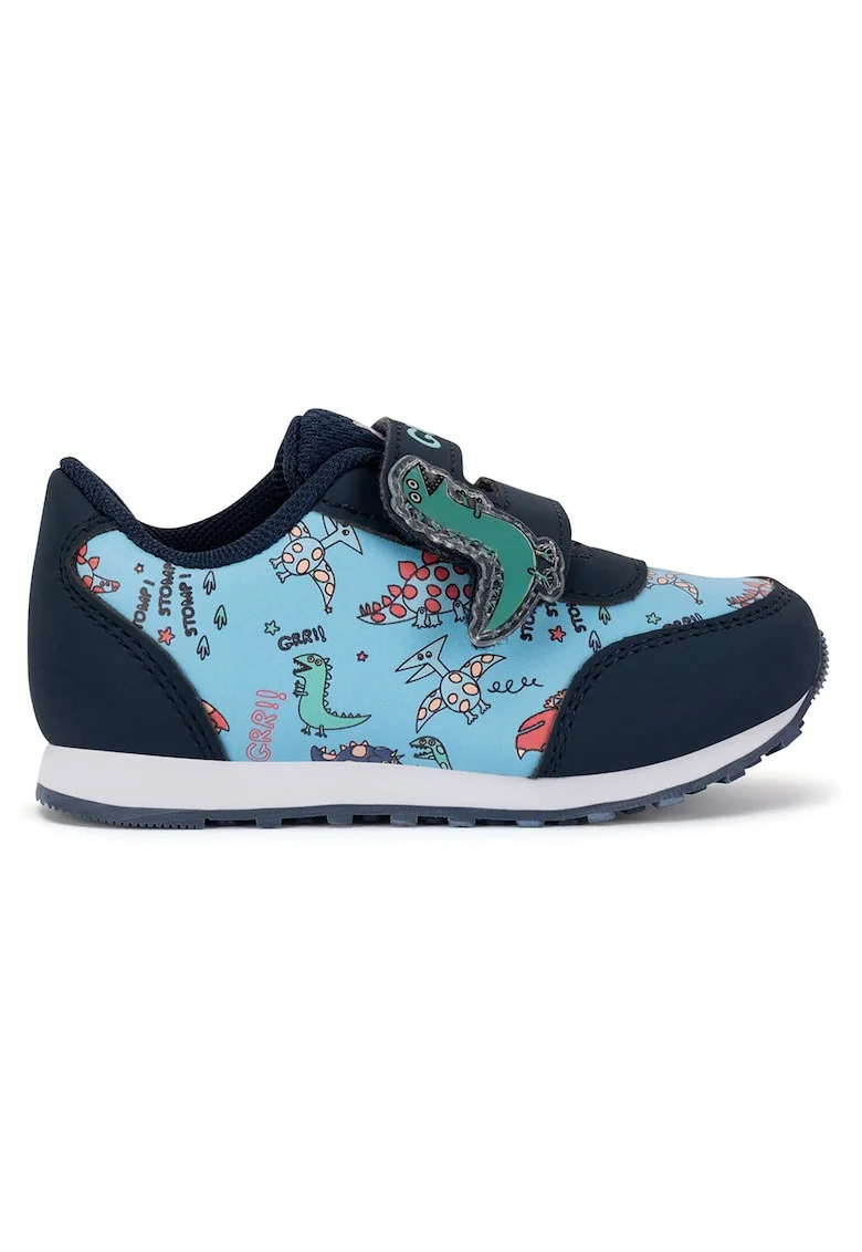 Pantofi sport copii,  albastru, material sintetic, sistem inchidere Velcro,