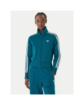 Hanorac sport dama,  fermoar, verde, poliester reciclat