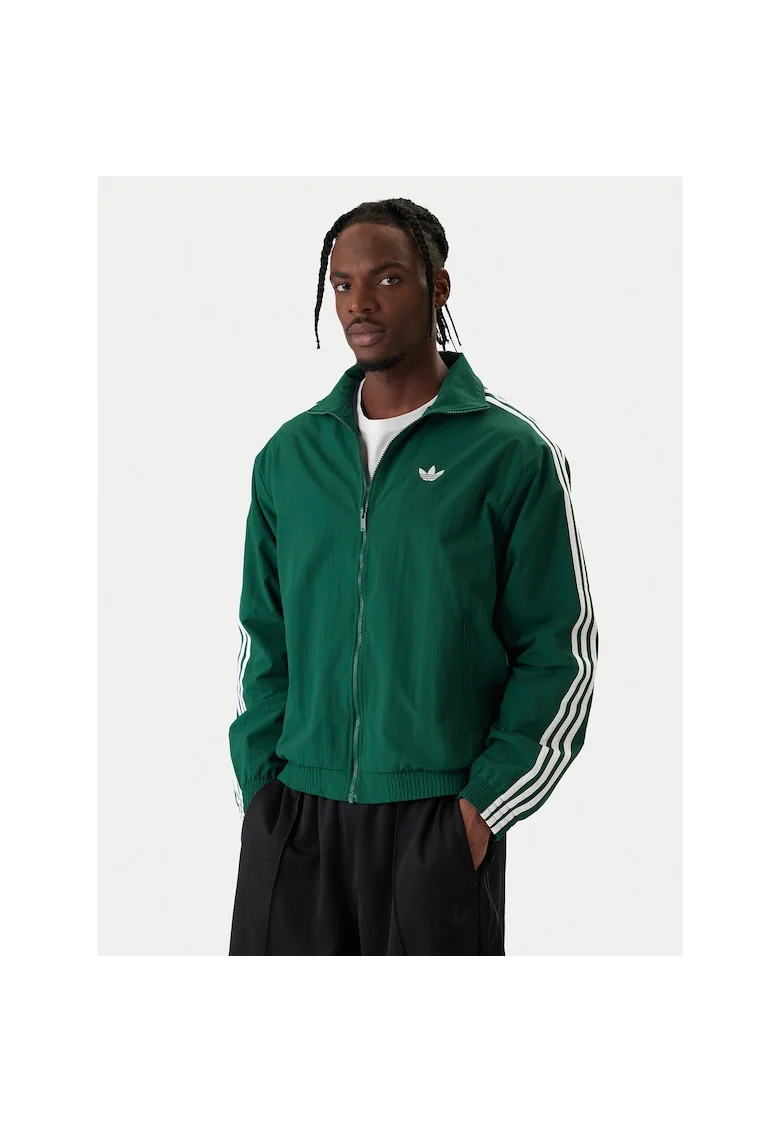 Bluza sport barbati,  poliamid reciclat, verde,