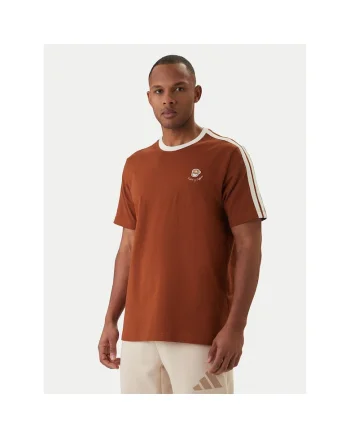 Tricou sport barbati,  lejer, maro, bumbac