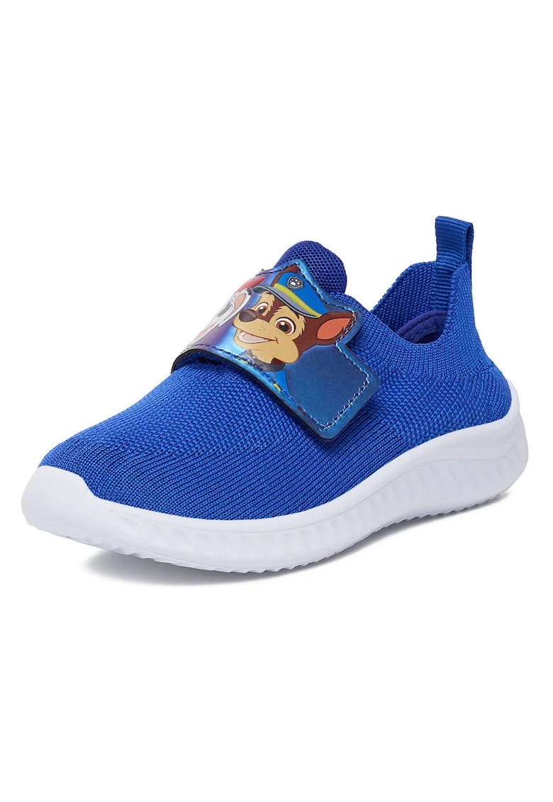 Pantofi sport copii,  textil, albastru, inchidere velcro