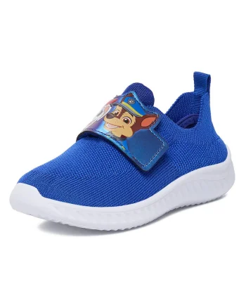 Pantofi sport copii,  textil, albastru, inchidere velcro