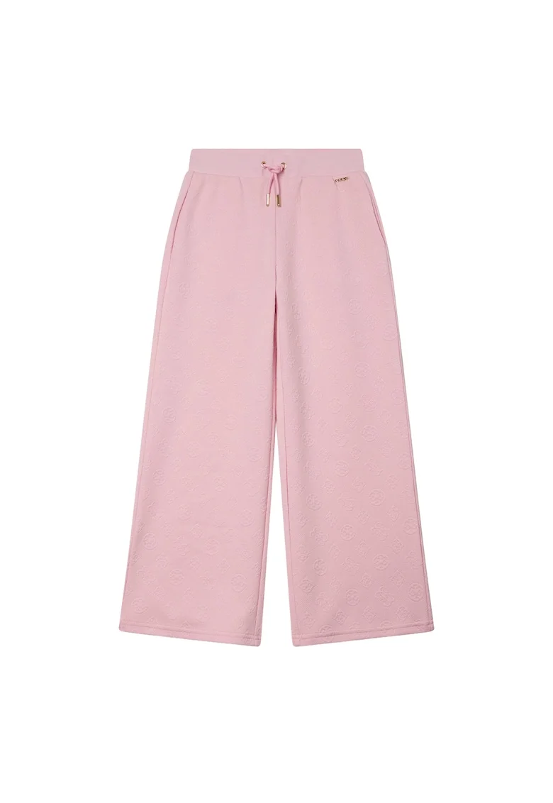 Pantaloni de trening pentru fete,  Poliester, Roz,