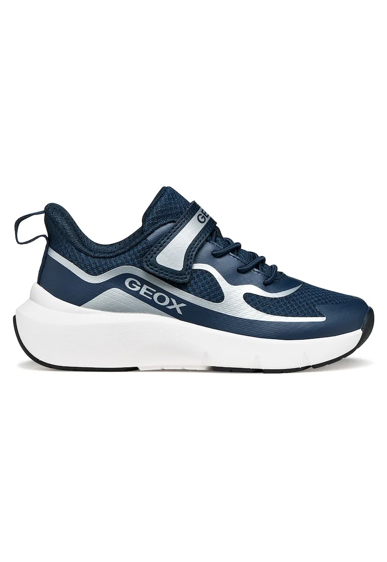 Pantofi sport copii,  albastru, sintetic si textil, sistem Velcro