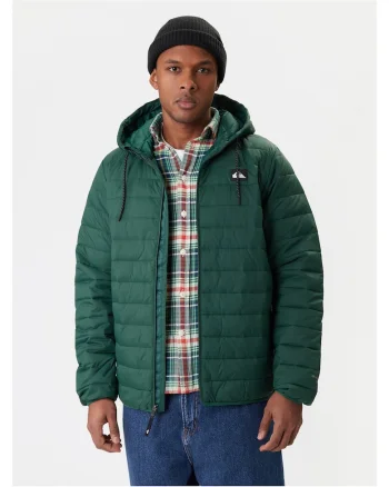Geaca de tranzitie barbati,  verde, nylon reciclat,