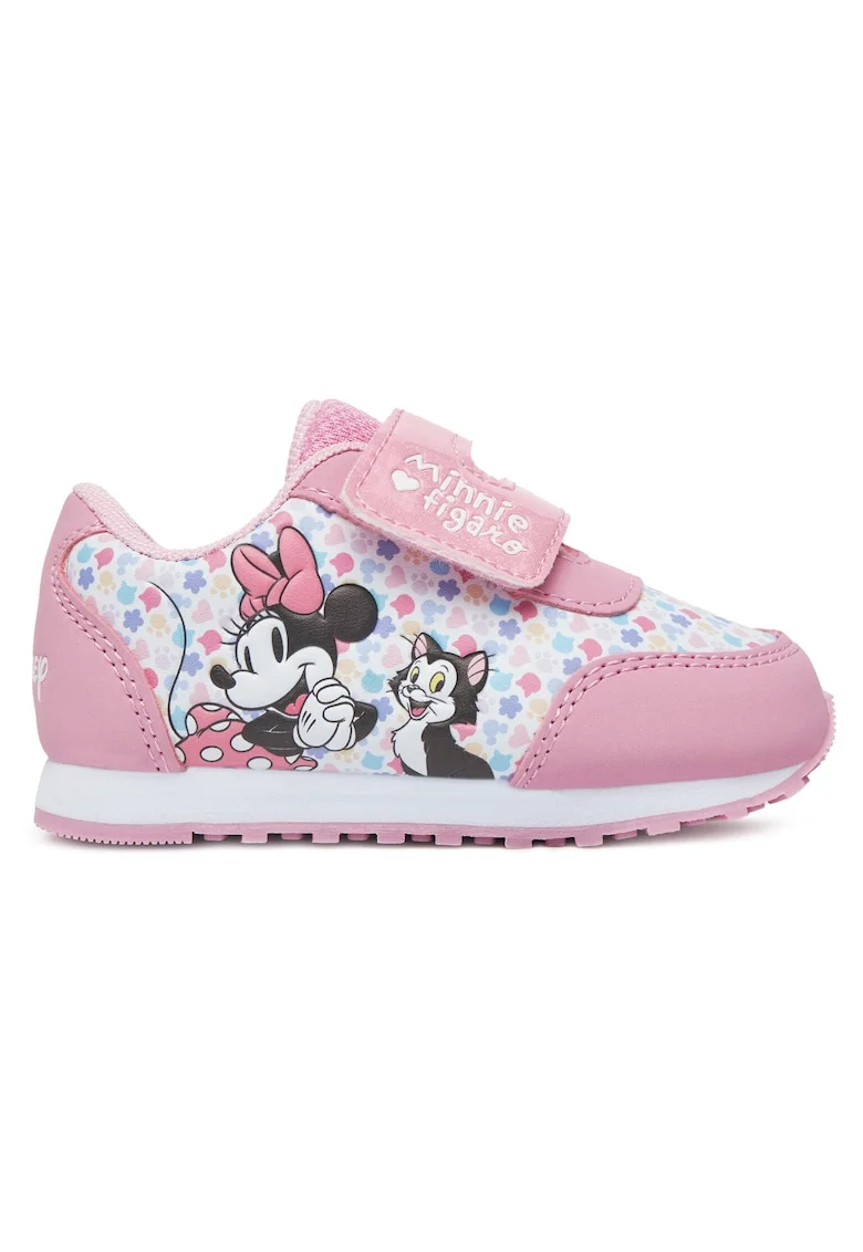 Pantofi sport copii,  roz, piele ecologica, sistem inchidere Velcro