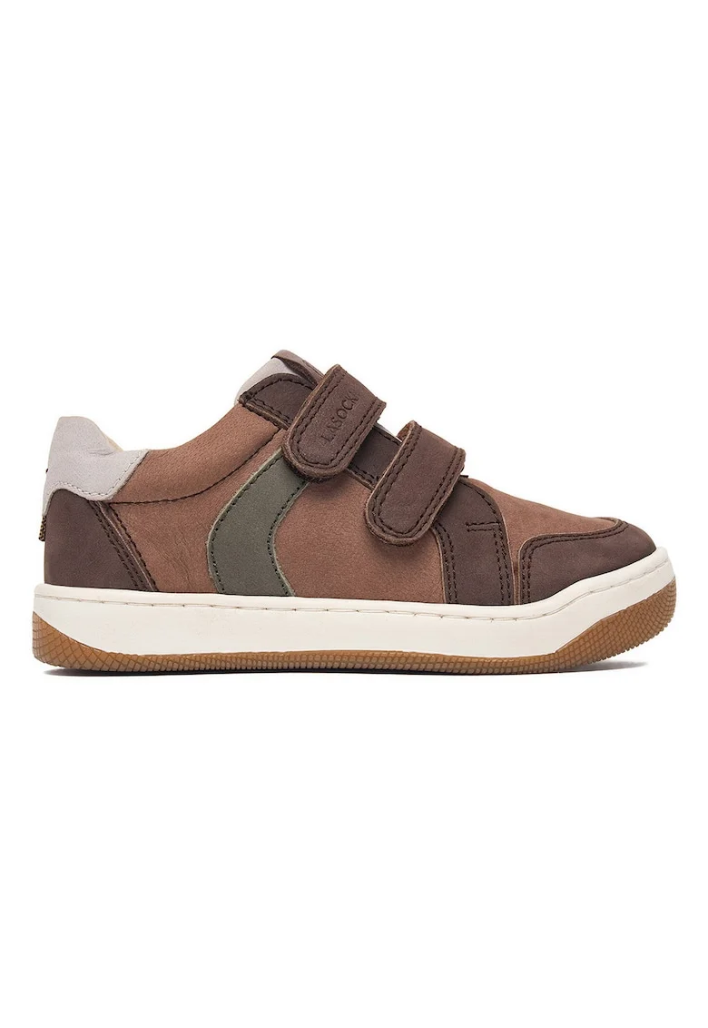 Pantofi sport copii,  piele naturala, velcro, multicolor