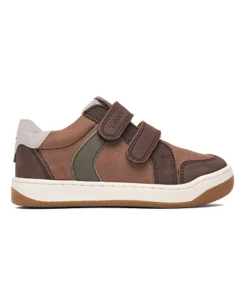 Pantofi sport copii,  piele naturala, velcro, multicolor