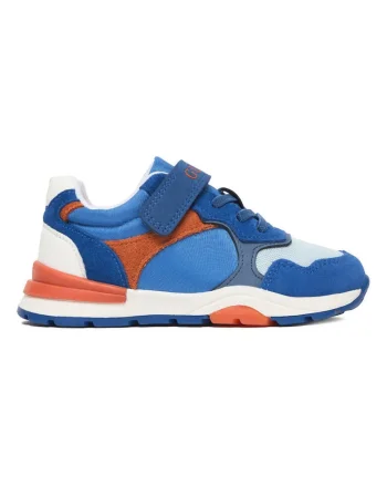 Pantofi sport copii,  velcro, albastru, textil