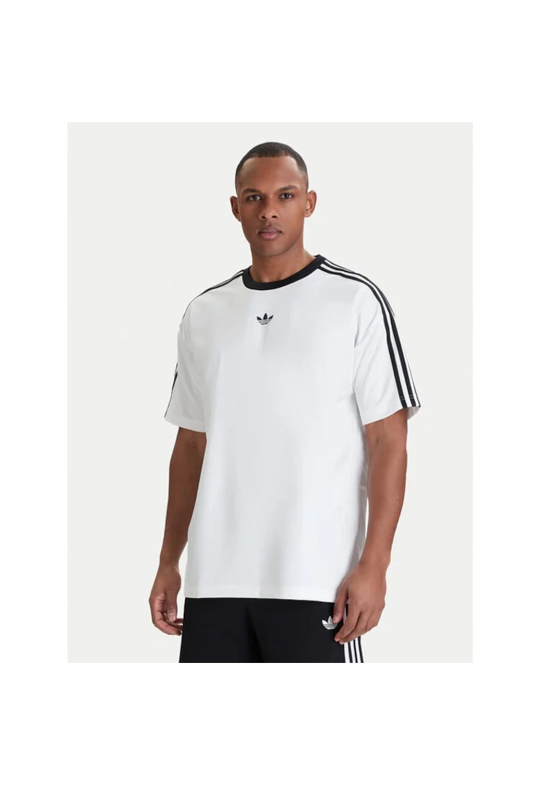 Tricou sport barbati,  lejer, alb, poliester reciclat