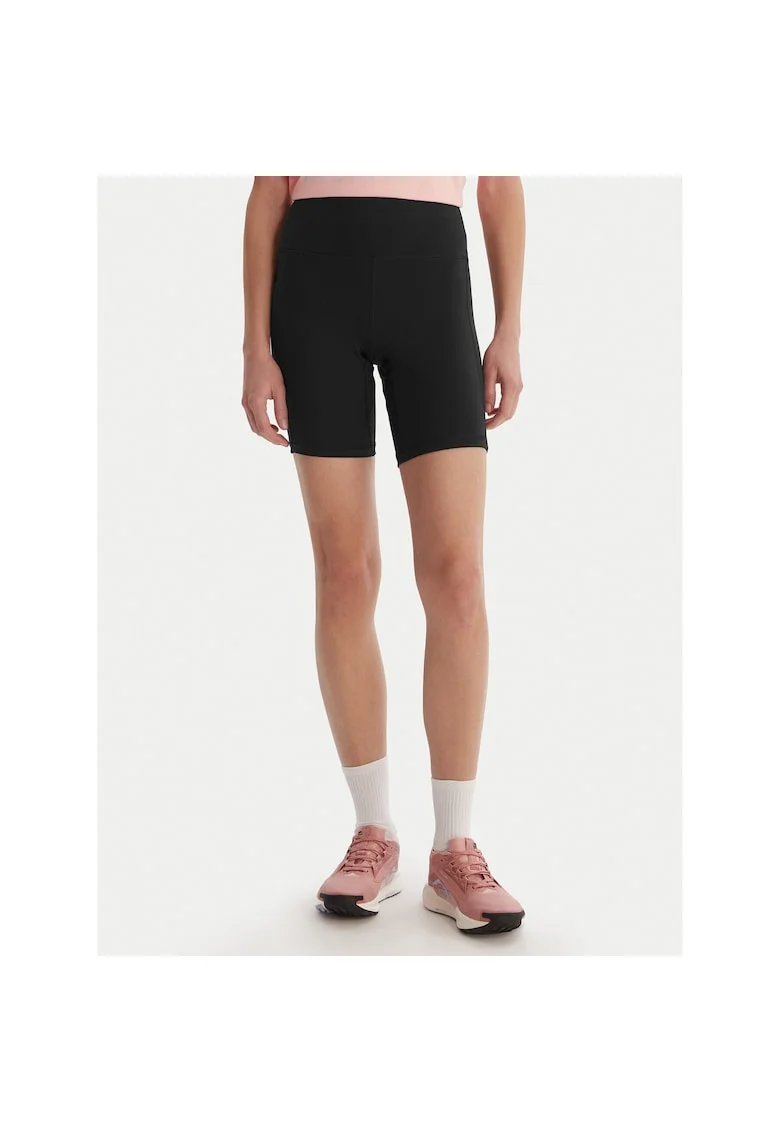 Pantaloni sport dama,  negru, 70% nailon, 30% elastan