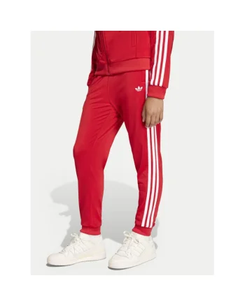 Pantaloni copii,  unisex, rosu, poliester reciclat