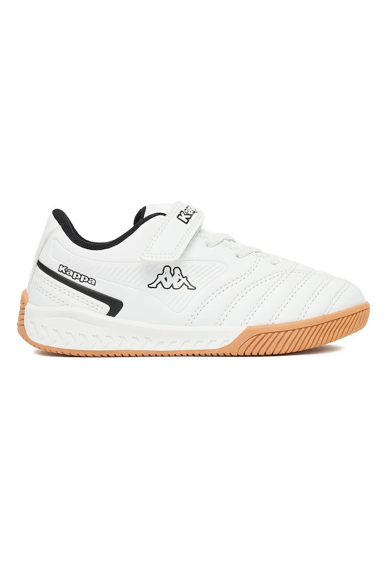 Pantofi sport copii,  alb, material sintetic, inchidere cu scai,