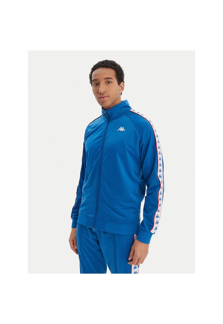 Bluza trening barbati,  Poliester, Albastru,