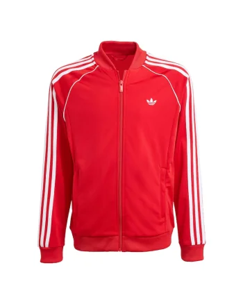 Hanorac sport copii,  fermoar, rosu, poliester reciclat,