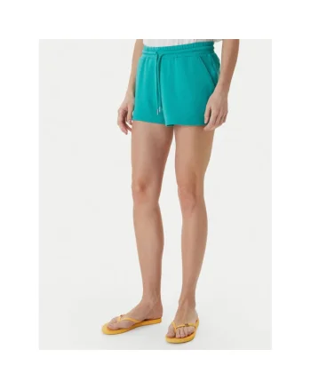 Pantaloni sport dama,  verde, 68% modal, 29% poliester, 3% elastan