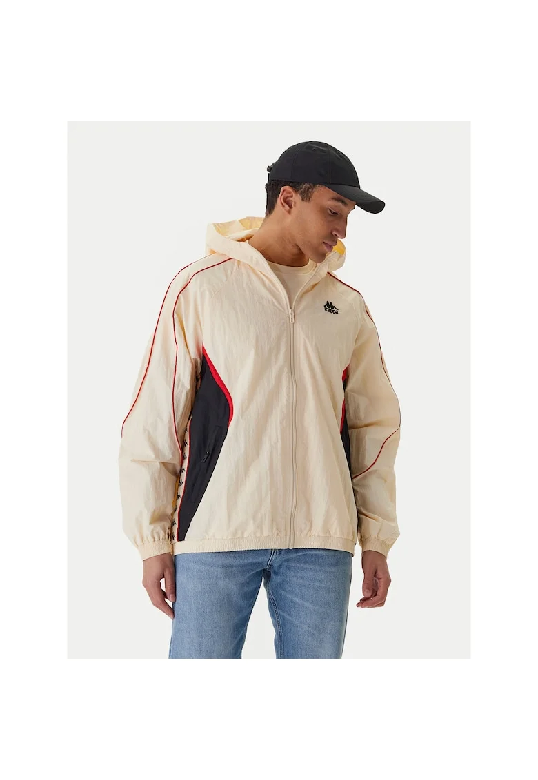 Jacheta de vant barbati,  nylon, fermoar