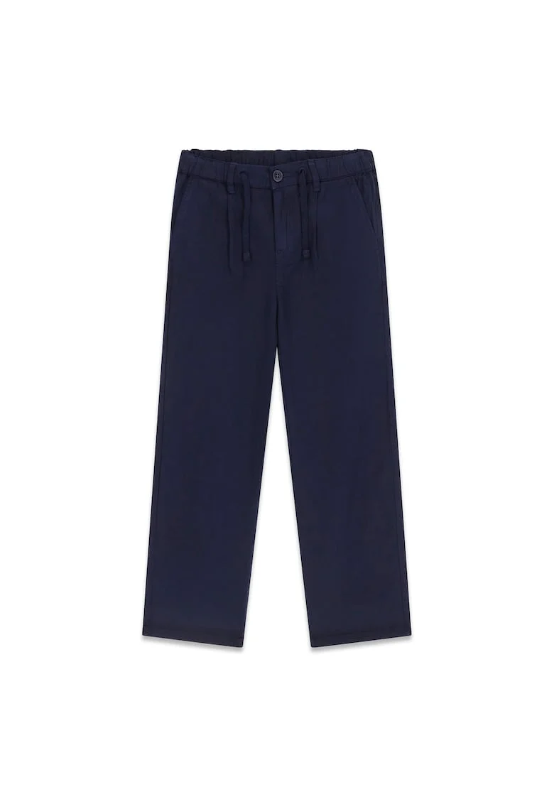 Pantaloni baieti,  bleumarin, lyocell/bumbac